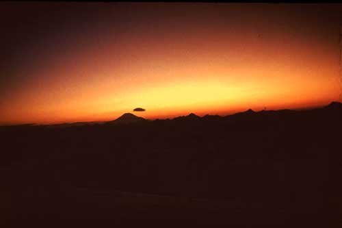 Восход Солнца над Эльбрусом