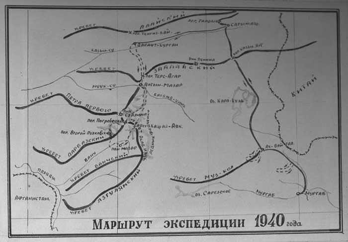 Карта 1940 Блещунов